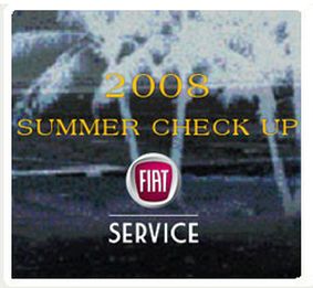 Fiat Summer Check-Up: 29 euro e parti sicuro