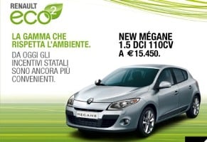 Renault: lancia la linea ecologica ECO 2 affiancata agli incentivi rottamazione 2009